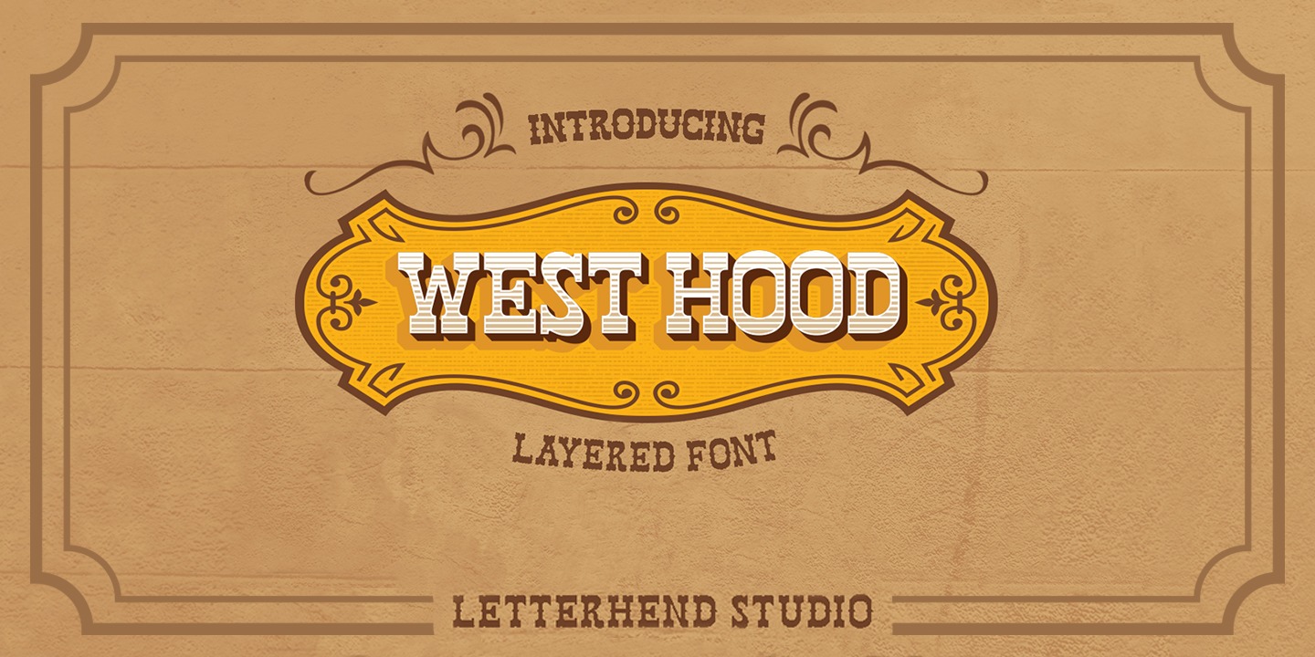 West Hood Font preview